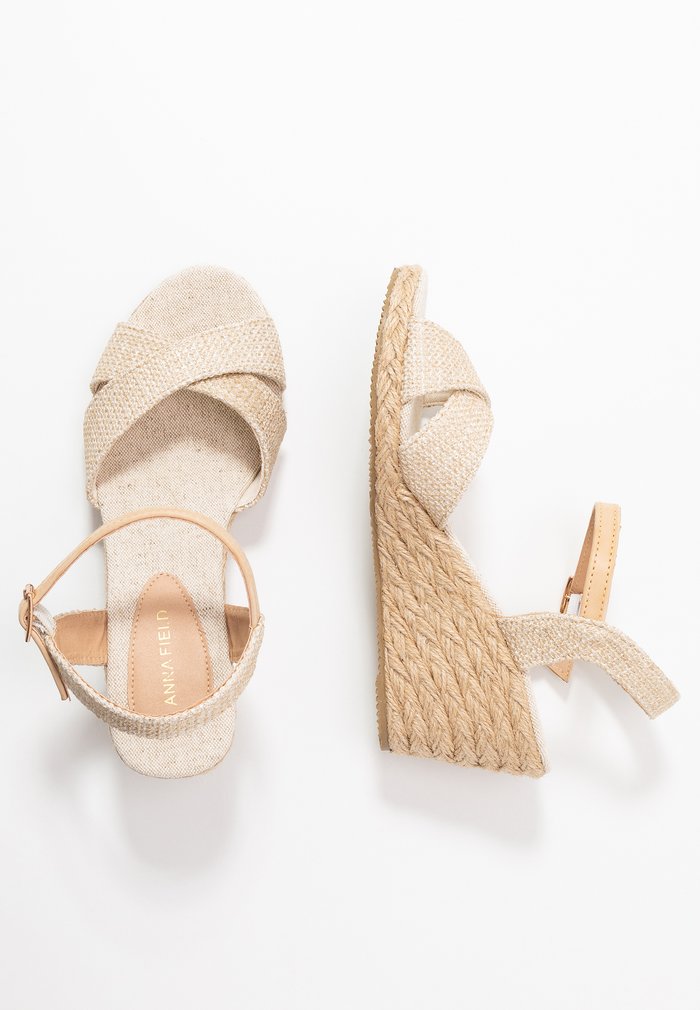 Compensées Anna Field Wedge Boucle Beige Femme | CNI-8180435